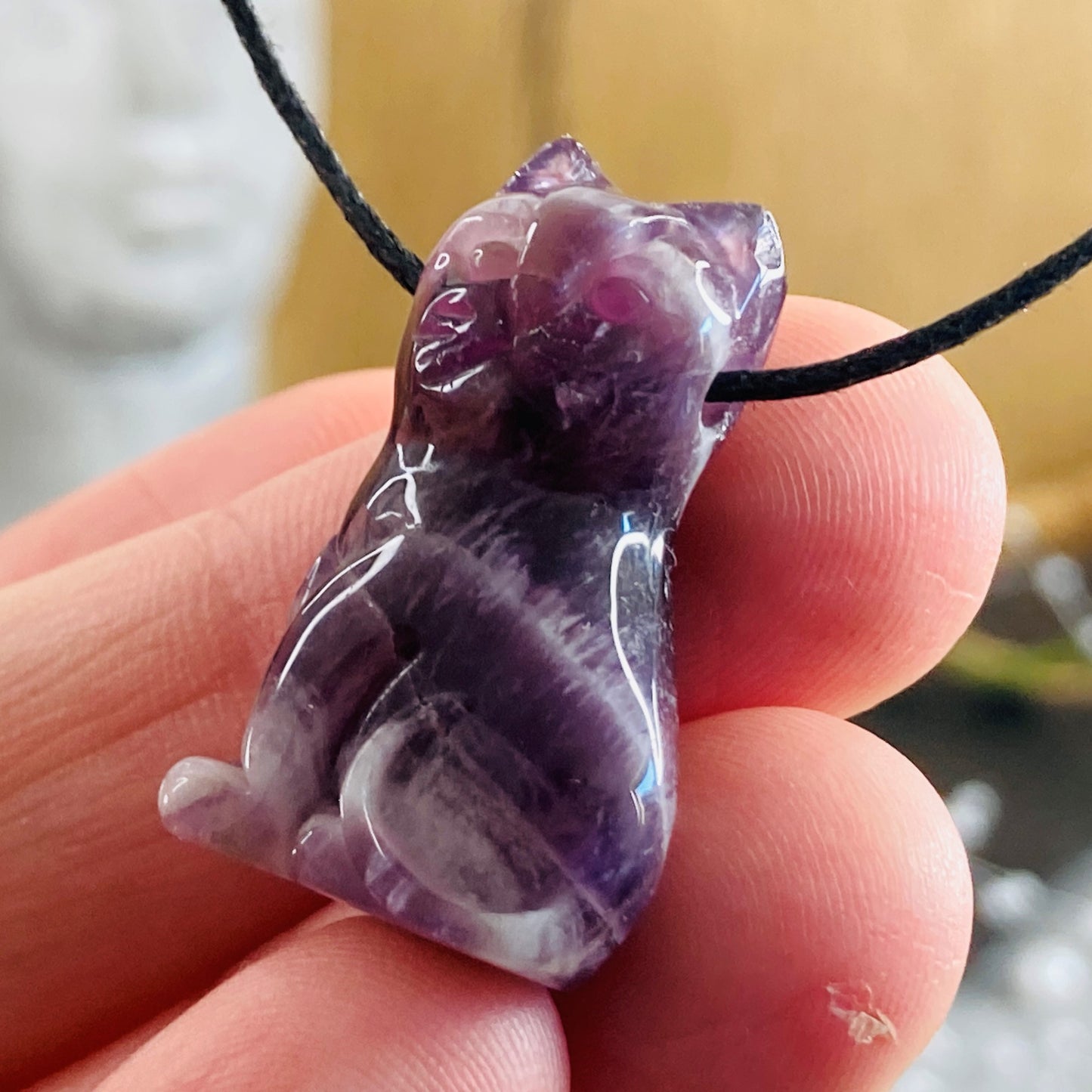 Cat Pendatn - 10 Different Crystals