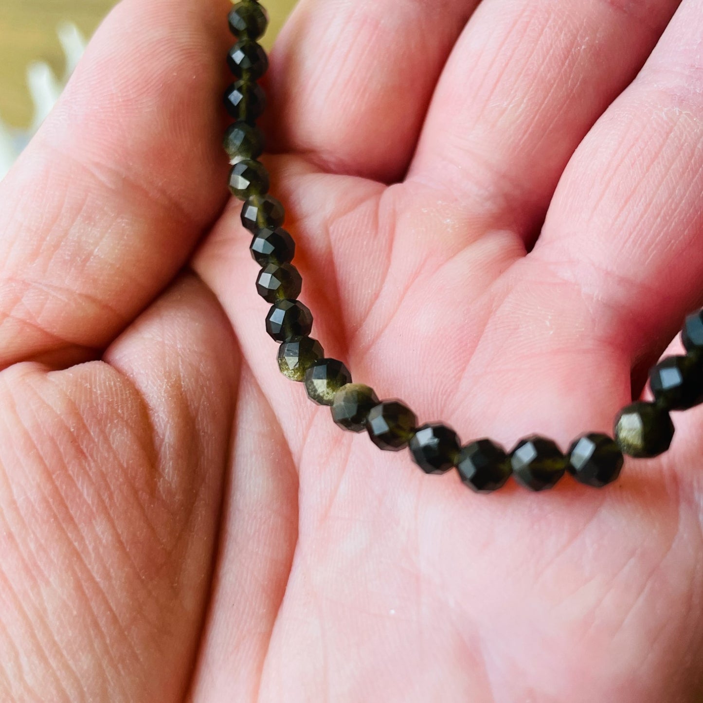 Golden Sheen Obsidian - Bracelet (4 mm)