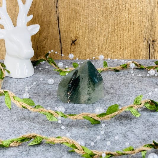 Phantom Quartz with Chloride - Point