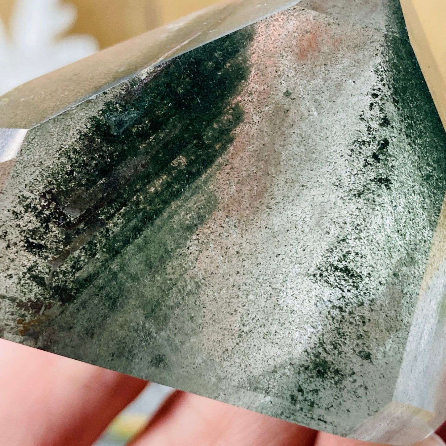 Phantom Quartz with Chloride - Point