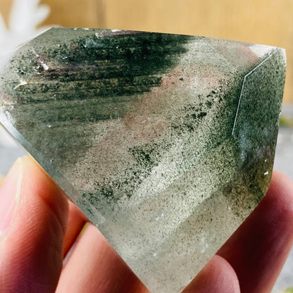 Phantom Quartz with Chloride - Point