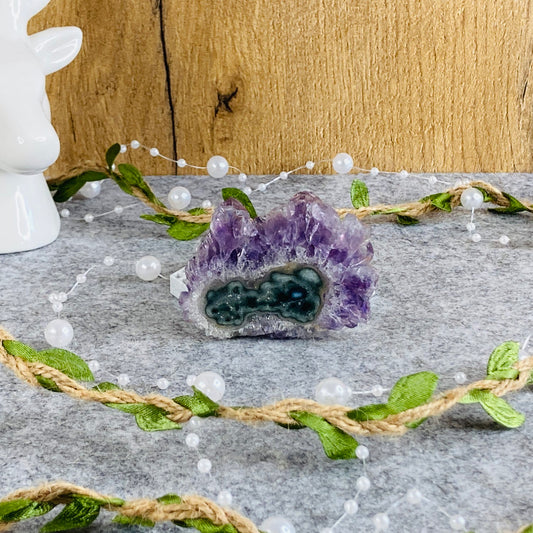 Amethyst & Agate - Stalactite Slice