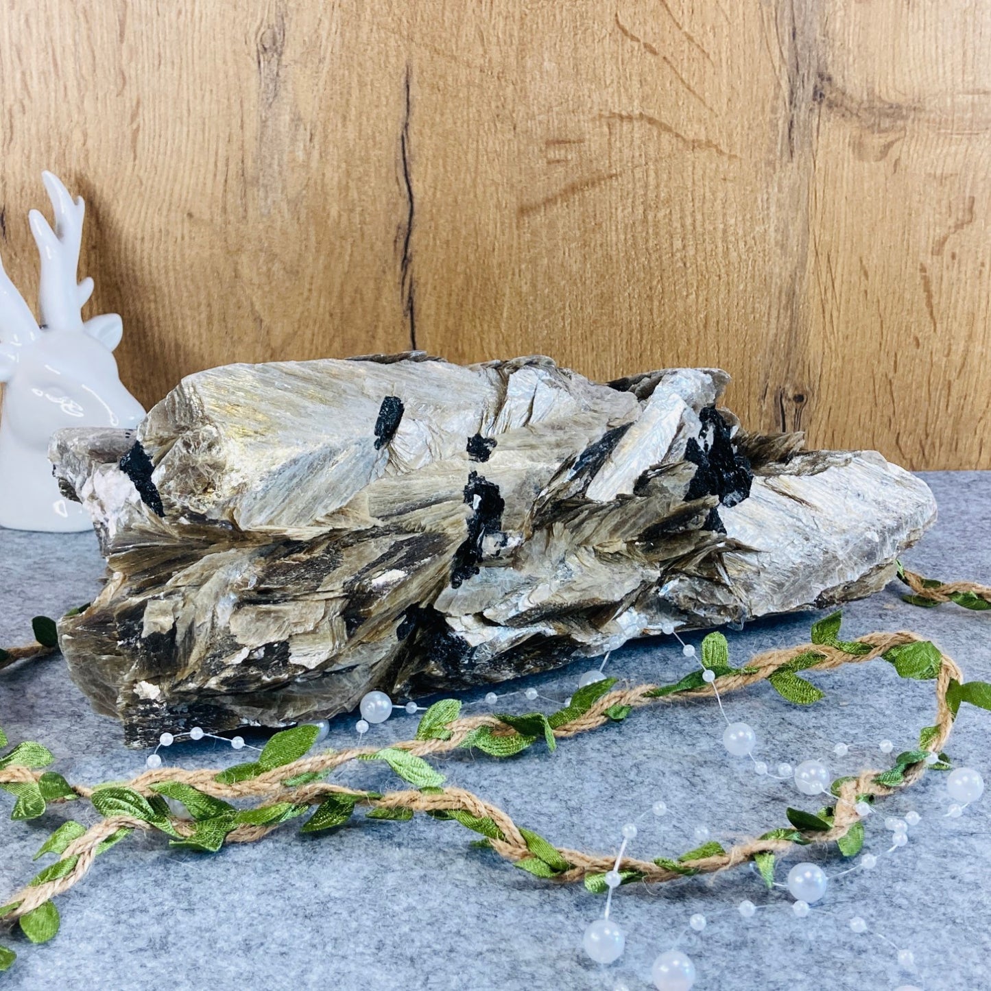 Muscovite with Tourmaline (2.6 kg)