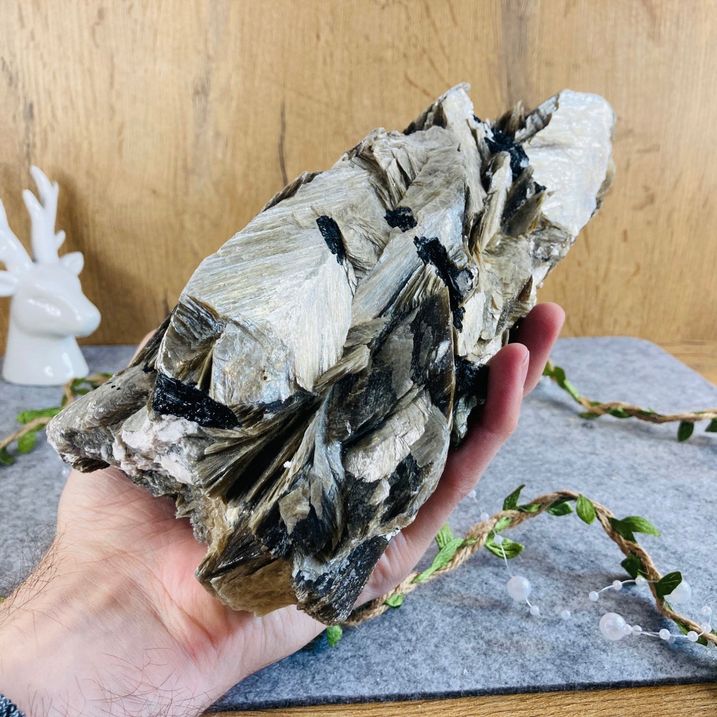 Muscovite with Tourmaline (2.6 kg)