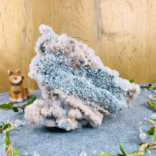 Rhodochrosite with Calcite and Quartz