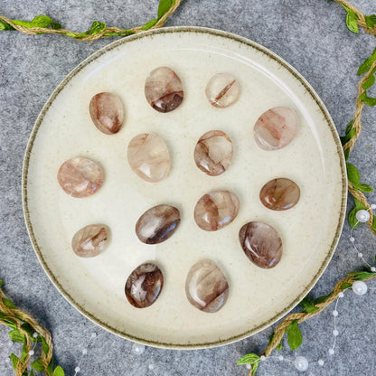 Hematoid Quartz - Tumbled