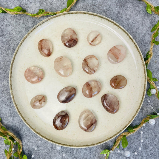 Hematoid Quartz - Tumbled