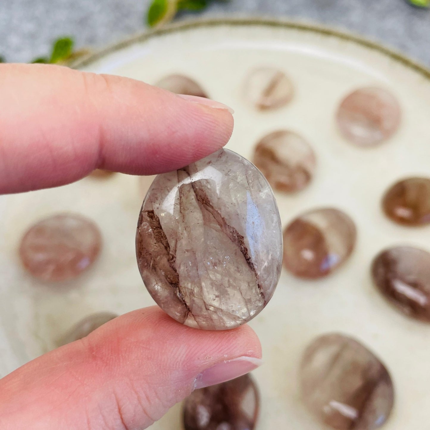 Hematoid Quartz - Tumbled