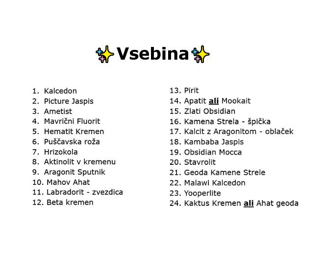 Adventni koledar s kristali ✨